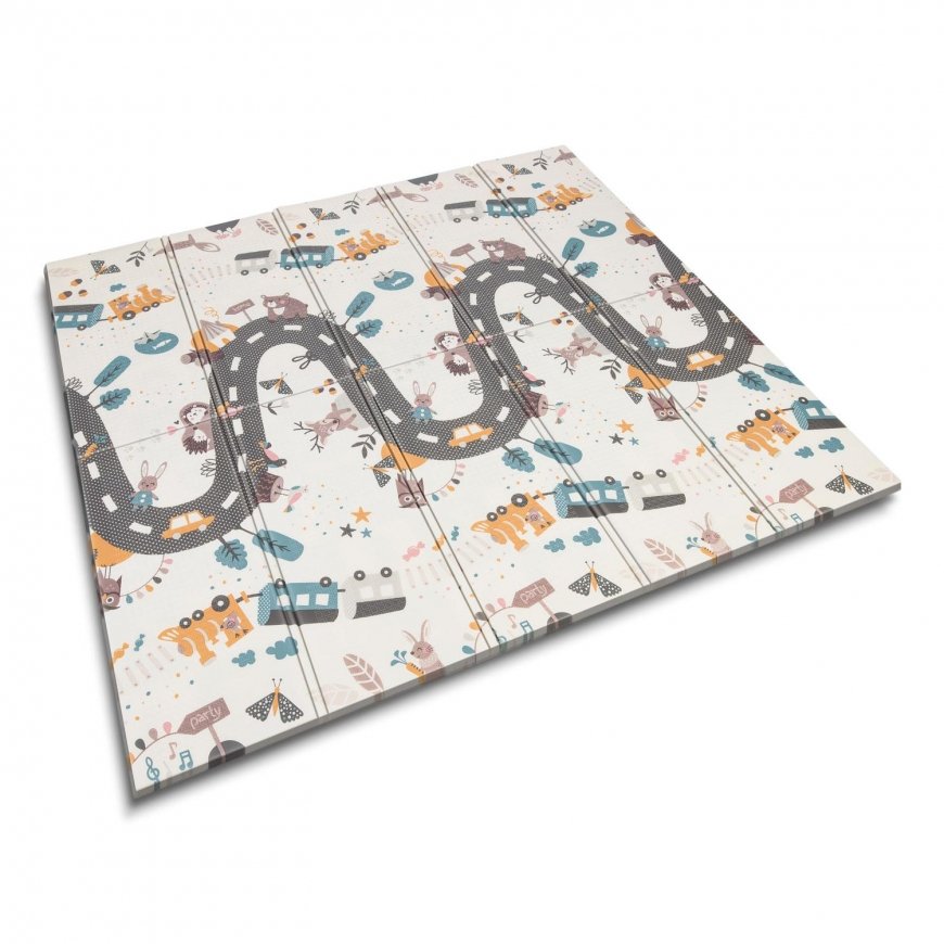 Educational double-sided foam mat 200x180x1cm Nukido – 2