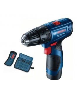BOSCH impact driver GSB 120-LI, 2x2.0Ah, case + 23-piece set 12V 30/14Nm
