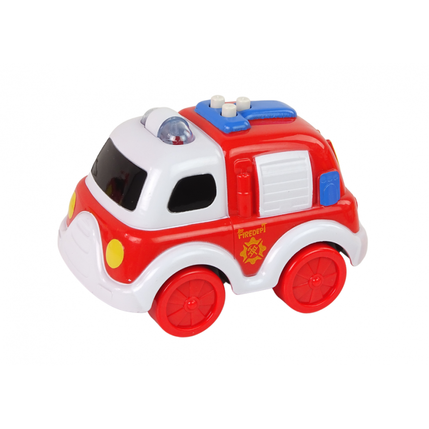 Lean Toys Fire Truck Set with Sound – 4