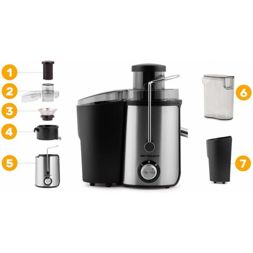 Juicer 600W BD-750 Berdsen black – 4