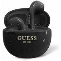 TWS Earphones Guess Glossy Effect Egg Shape Printed Classic Logo Black TWS Earphones Guess Glossy Effect Egg Shape Printed Classic Logo Black