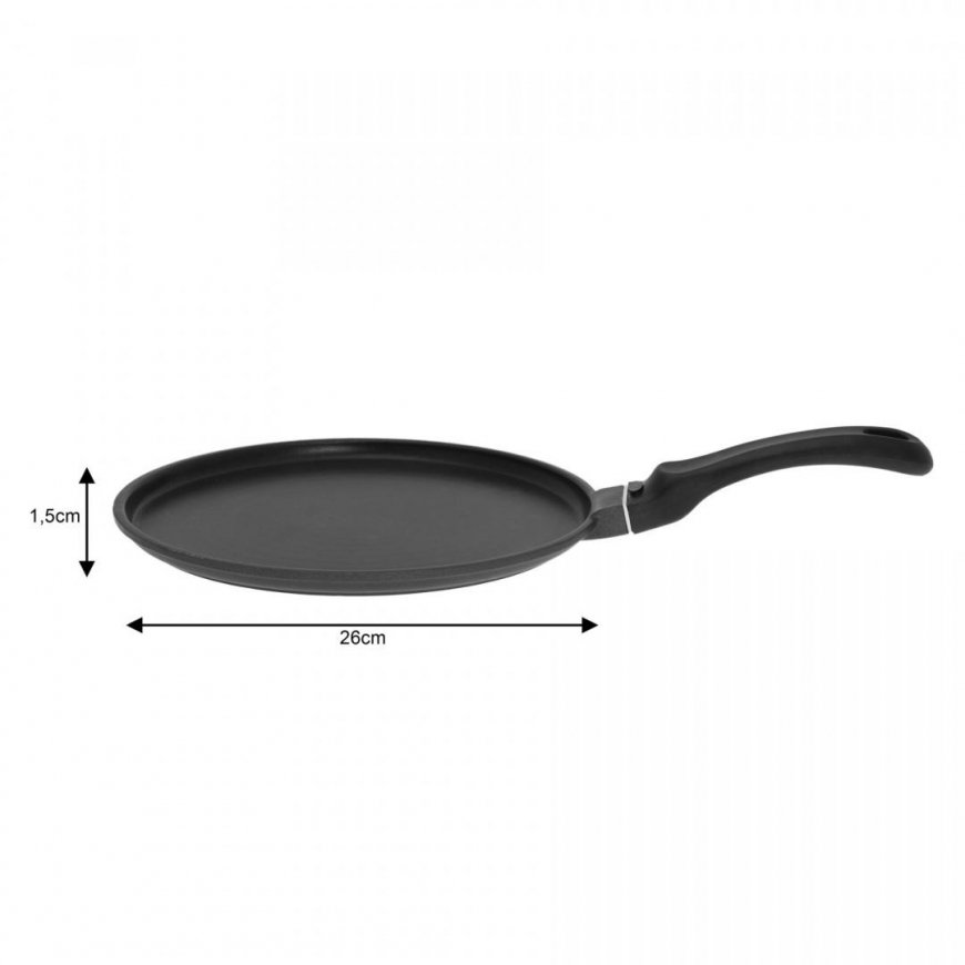 King Hoff TEFLONINĖ BLYNŲ KEPTUVĖ 26cm KINGHOFF KH-3861 – 2