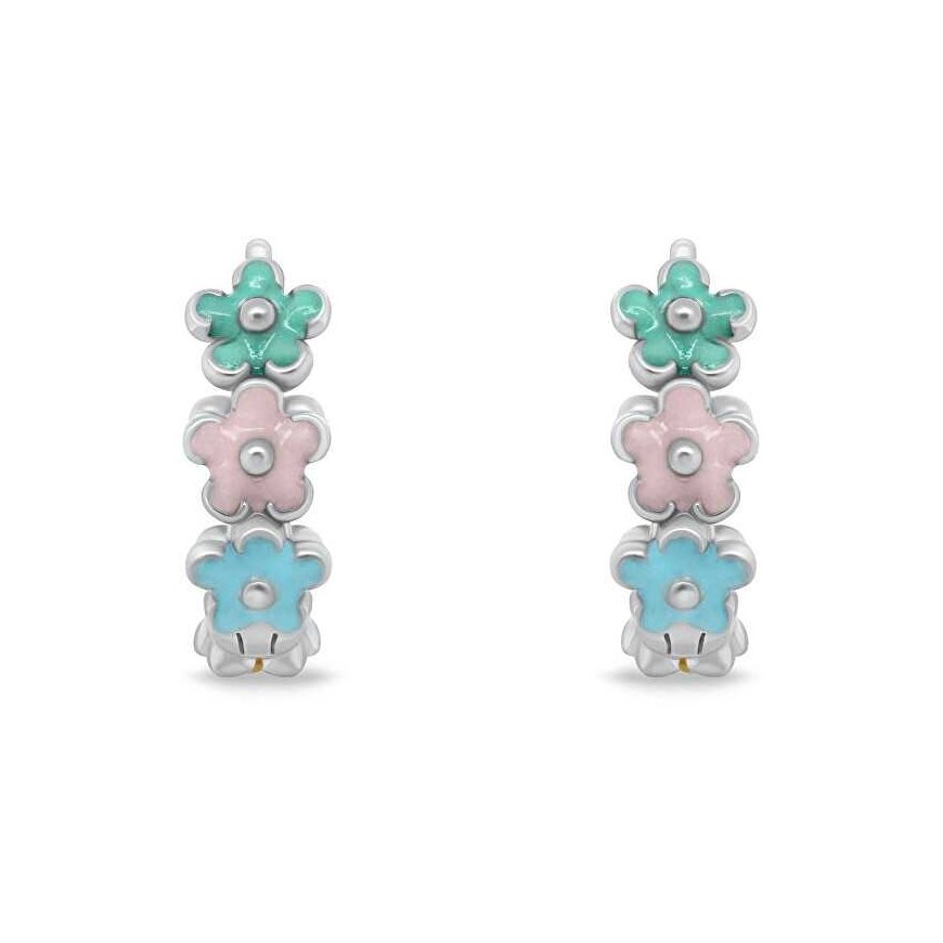 Brilio Silver Silver earrings with rings EA1130W – 2