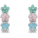 Brilio Silver Silver earrings with rings EA1130W