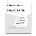 Qoltec 51071 display privacy filter 39.4 cm (15.5") Laptop