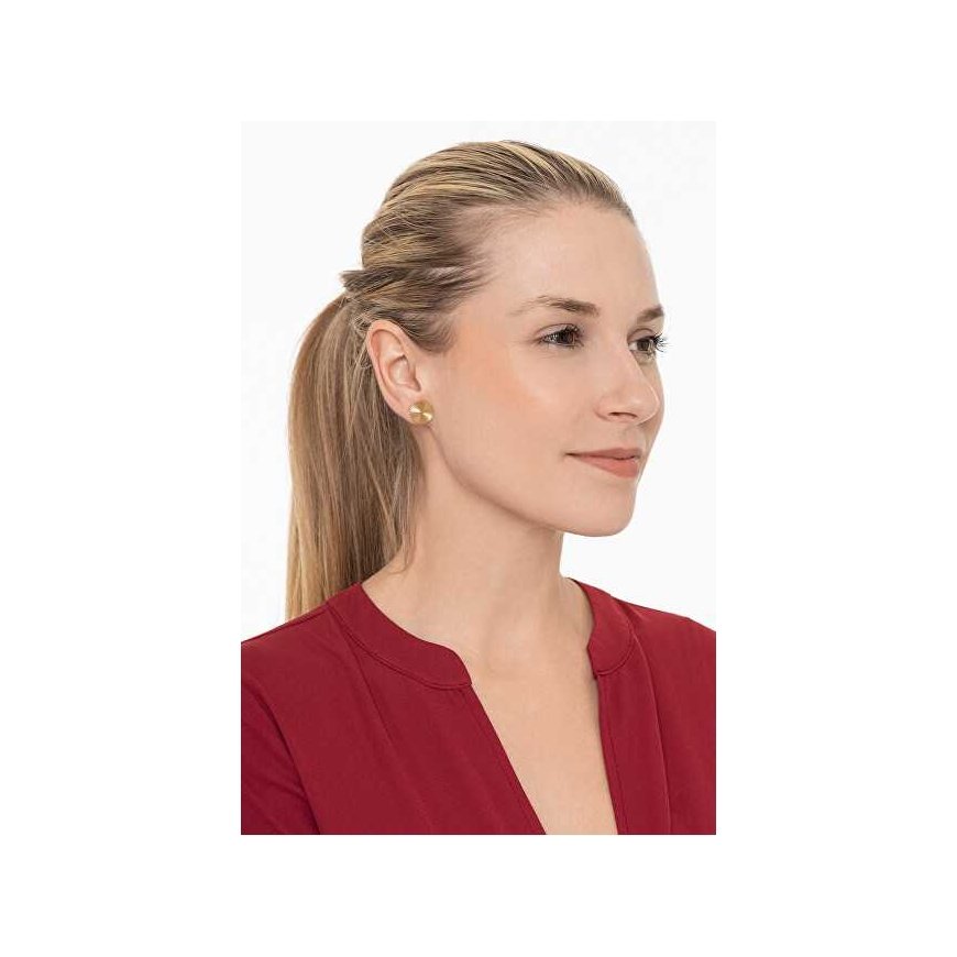 Troli Gold-plated stud earrings VAAJDE201366G – 2