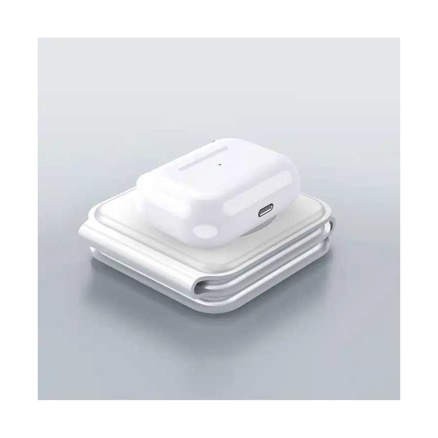 1st Cool Įkroviklis 1stCOOL 1stCOOL belaidis nešiojamas QI įkroviklis 3in1, MagSafe, USB-C, balta – 4