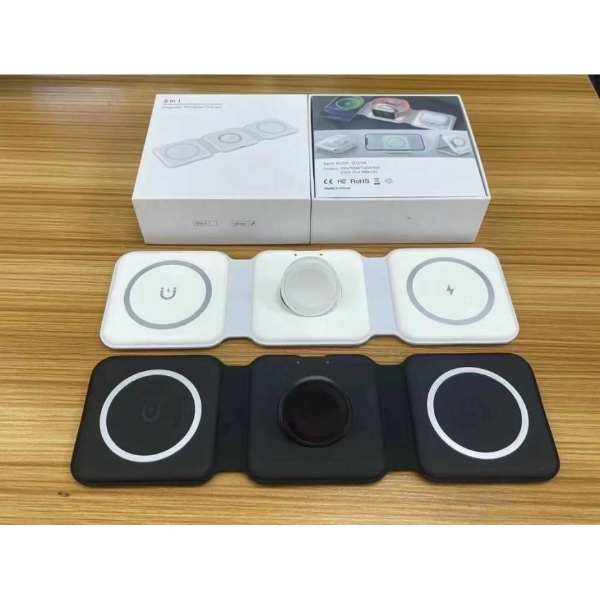 1st Cool Charger 1stCOOL 1stCOOL wireless portable QI charger 3in1, MagSafe, USB-C, white – 5