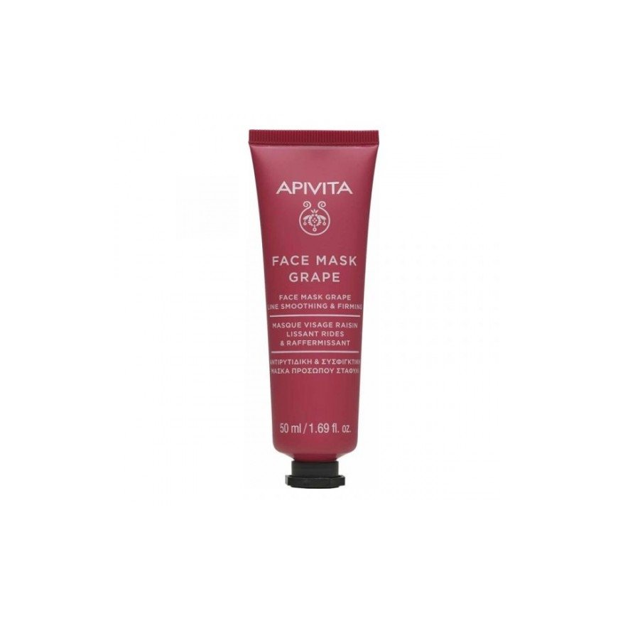 Apivita maitininantis anti-wrinkle FACIAL MASK with grape 50 ml