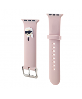 Karl Lagerfeld Karl Head NFT Watch -rannekoru Apple Watchille 38/40/41 pinkki