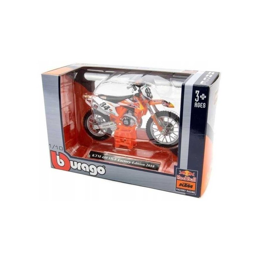 Bburago BBU 1:18 RedBull KTM Motorcycles 51081 10818