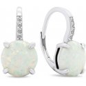 Brilio Silver Brilio Silver Unique silver earrings with zircons and synthetic opals EA378W Brilio Silver Brilio Silver Unique silver earrings with zircons and synthetic opals EA378W