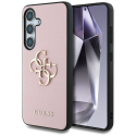 Guess Grained Big 4G Logo Small Classic Logo Samsung Galaxy S25+ phone case pink Guess Grained Big 4G Logo Small Classic Logo Samsung Galaxy S25+ phone case pink