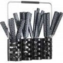 Dekoracja Domu Cutlery set for 6 people with stand, stainless steel