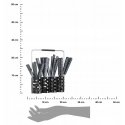 Dekoracja Domu Cutlery set for 6 people with stand, stainless steel