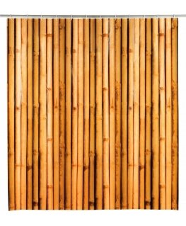 BAMBUSA dušo užuolaida, 180 x 200 cm, plastikinė, WENKO