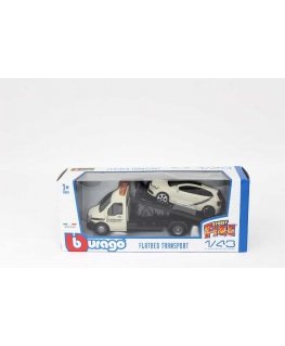 Bburago BBU 1:43 StreetFire FlatTran.VWPoloGTI pilkas 31403