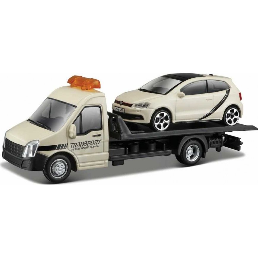 Bburago BBU 1:43 StreetFire FlatTran.VWPoloGTI pilkas 31403 – 3