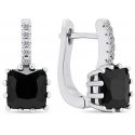 Brilio Silver Brilio Silver Original silver earrings with black zircons EA670WBC Brilio Silver Brilio Silver Original silver earrings with black zircons EA670WBC