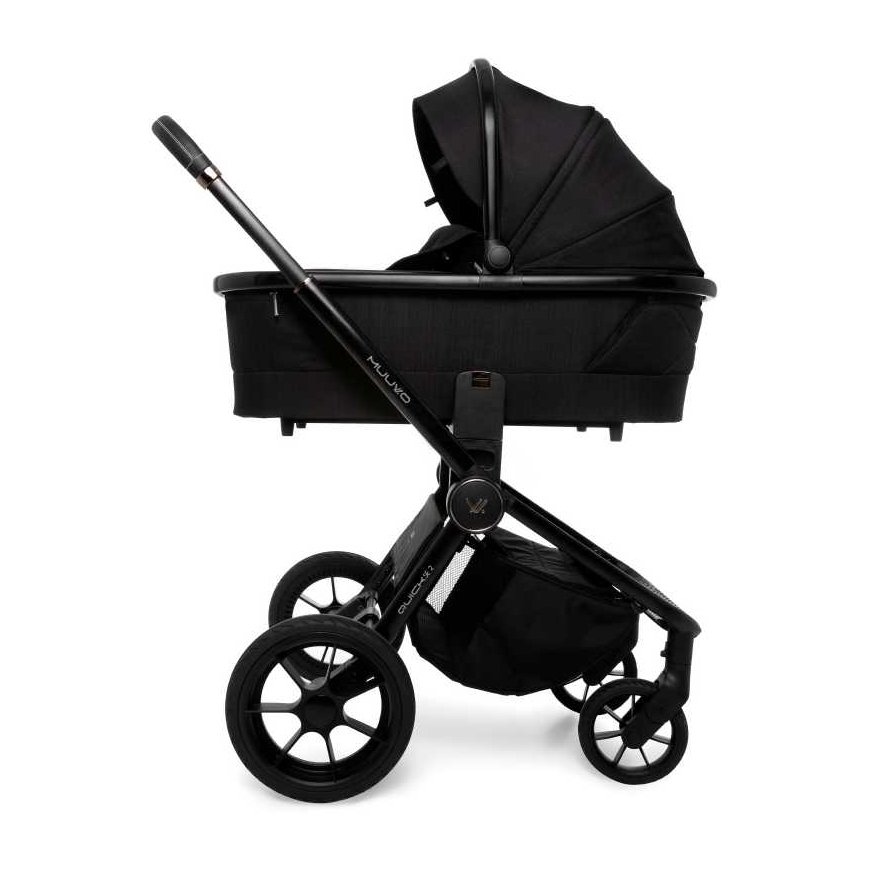 MUUVO Quick SE 2 universal stroller Chromium Black 2in1 SET MQ.SE-2-CHROMIUM-Black-2W1 – 2