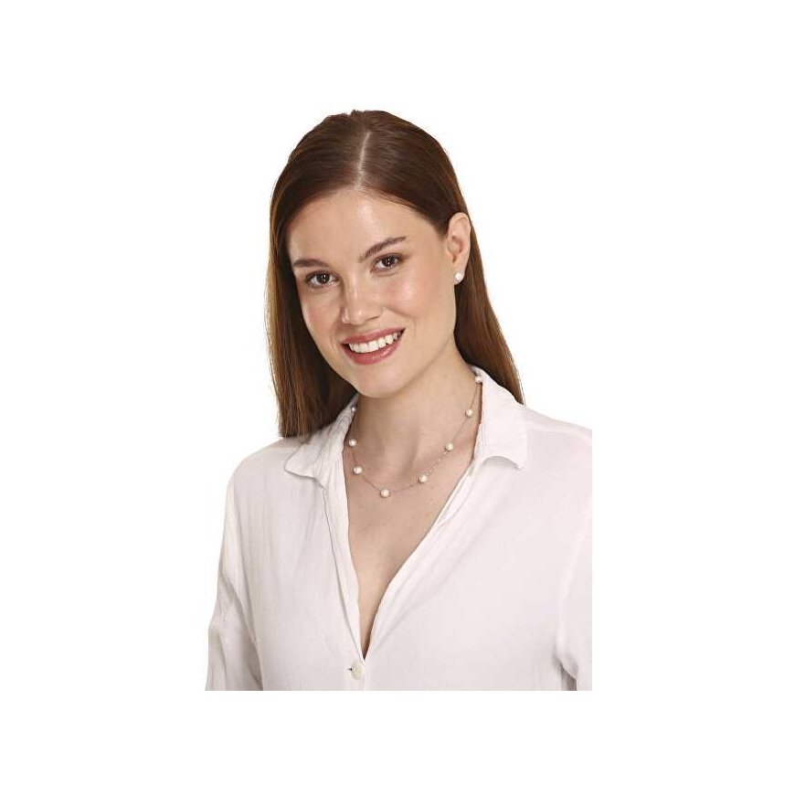 Jwl Luxury Pearls Vėrinys iš subtilių 9 tikrų perlų JL0754 – 3