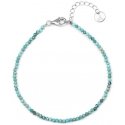 Agate Mineral Bracelet with Turquoise Hubei POL-B18/21L Agate Mineral Bracelet with Turquoise Hubei POL-B18/21L