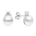Brilio Silver Brilio Silver Elegant silver earrings with real pearls EA597W Brilio Silver Brilio Silver Elegant silver earrings with real pearls EA597W