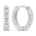 Brilio Silver Brilio Silver Delicate silver earrings Hearts with synthetic opals EA610WB