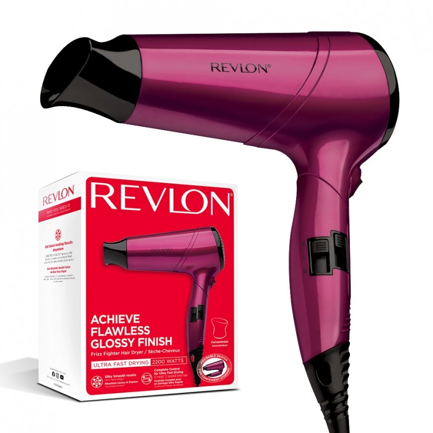Revlon RVDR5229E matu žāvētājs 2200 W Rozā – 2