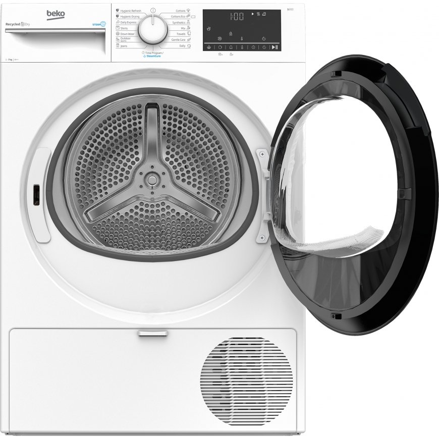 Beko B3T67230 сушилка для белья Отдельно стоящий Фронтальная загрузка 7 kg A++ Белый – 3