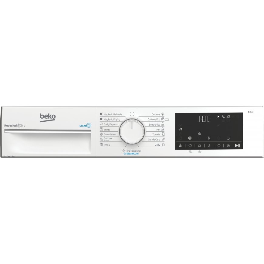 Beko B3T67230 būgninis džiovintuvas Pastatomi Pakraunama per priekį 7 kg A++ Balta – 5