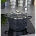 King Hoff SUURI GRANIITTINEN PUTKU 10L + KANSI KAASUN INDUKTIOINTI King Hoff SUURI GRANIITTINEN PUTKU 10L + KANSI KAASUN INDUKTIOINTI