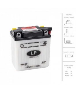 Landport Battery 6 Ah 6V