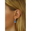 Silvego Silver earrings with green synthetic opal JJJE1267G Silvego Silver earrings with green synthetic opal JJJE1267G