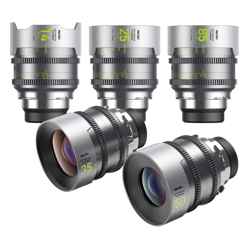 NiSi Athena Tuned Cine Lens Set PL-Mount