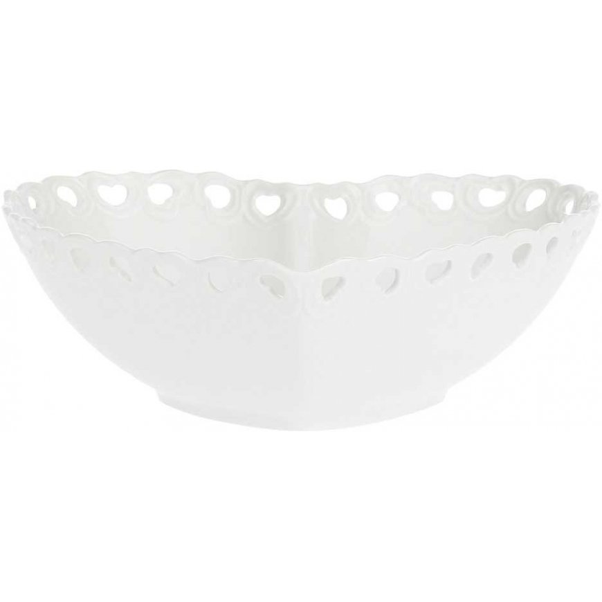 LA PORCELLANA BIANCA VALENTINO Decorated heart bowl, 20 cm – 2