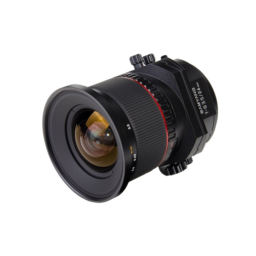 Samyang T-S 24mm 1:3.5 ED AS UMC SLR Slīpuma maiņas objektīvs Melns – 3