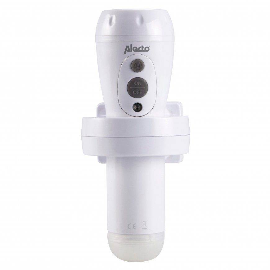 Alecto ATL-110 kabatas baterija Melns, Balts LED – 3