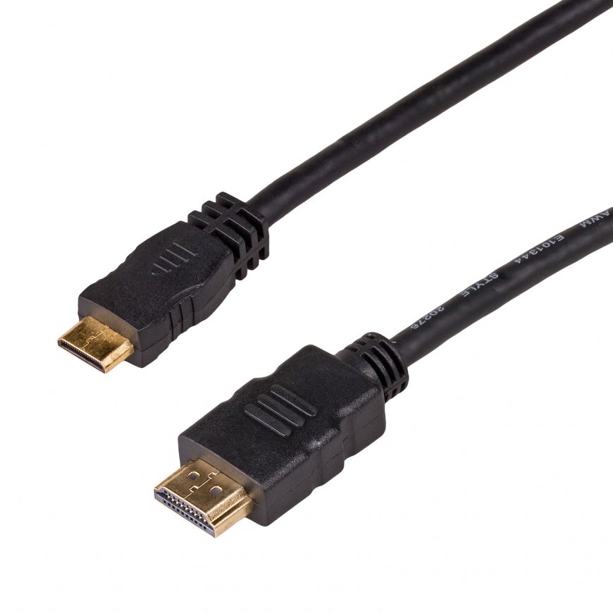 Akyga AK-HD-10M HDMI kabelis 1 m HDMI Type A (Standard) HDMI Type C (Mini) Melns – 2