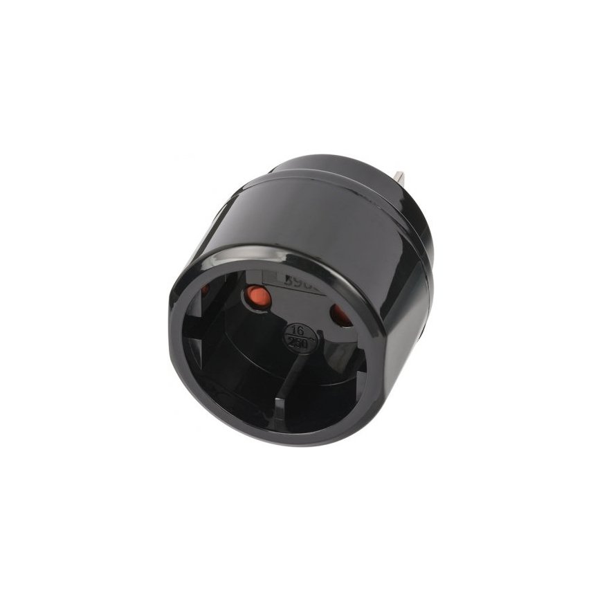 Brennenstuhl 1508450 power plug adapter Type C (Europlug) Type A Black
