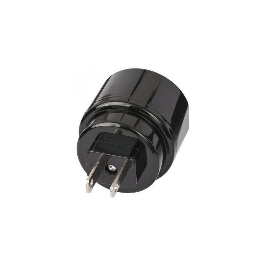 Brennenstuhl 1508450 адаптер сетевой вилки Тип C (Europlug) Тип A Черный – 2