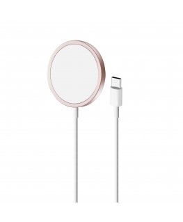 PURO CUSBCMAG1ROSE mobile device charger Smartphone Rose USB Wireless charging Indoor
