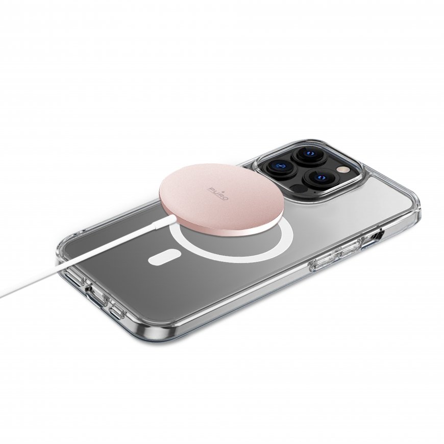 PURO CUSBCMAG1ROSE mobile device charger Smartphone Rose USB Wireless charging Indoor – 2