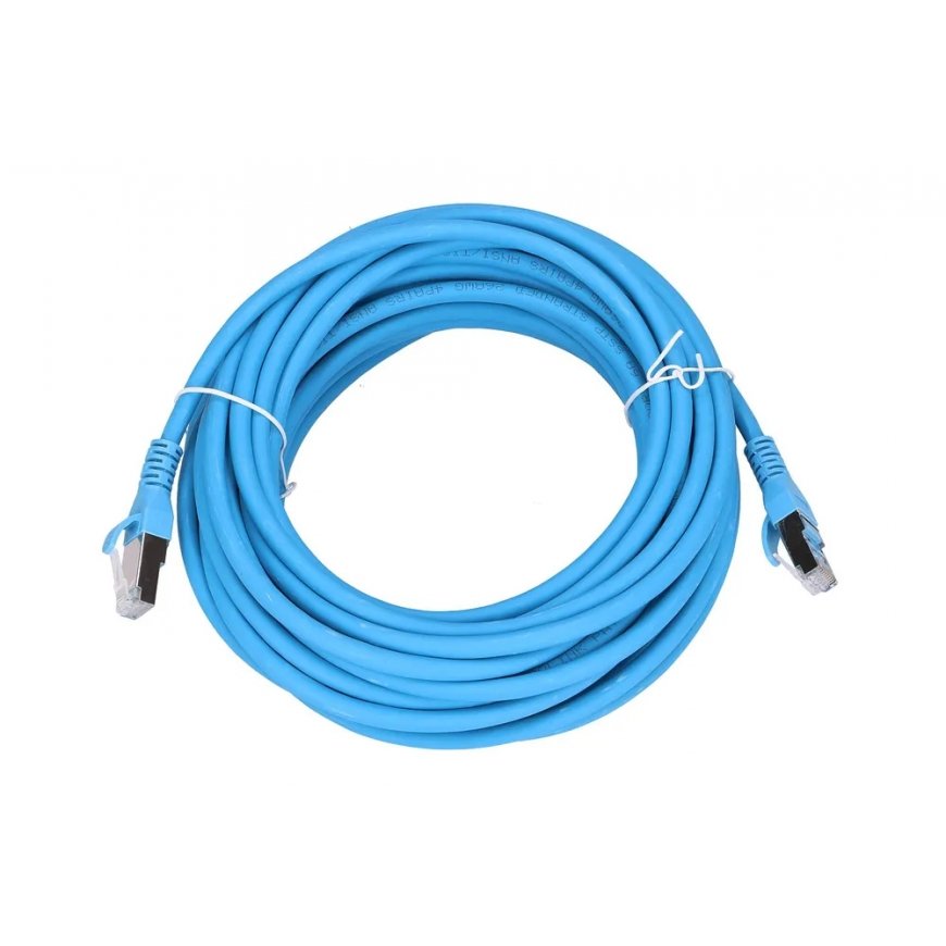 Extralink LAN Patchcord Kat.6A S/FTP 10m Copper twisted pair, 10Gbps