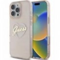 Guess IML 4G Glitter and Triangle Logo MagSafe Protective cover for Apple iPhone 16 Pro