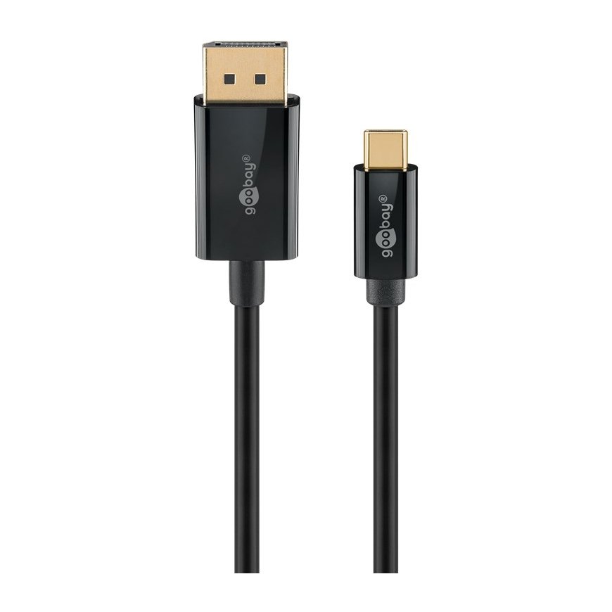 Goobay USB-C to DisplayPort Cable 4K at 60 Hz, 1 m |