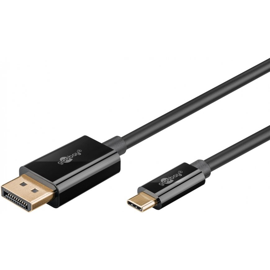 Goobay USB-C to DisplayPort Cable 4K at 60 Hz, 1 m | – 2
