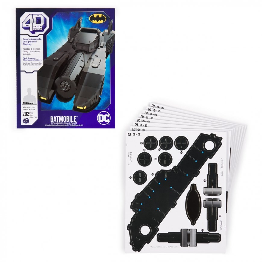 4D Build DC Batman Retro Batmobile – 3