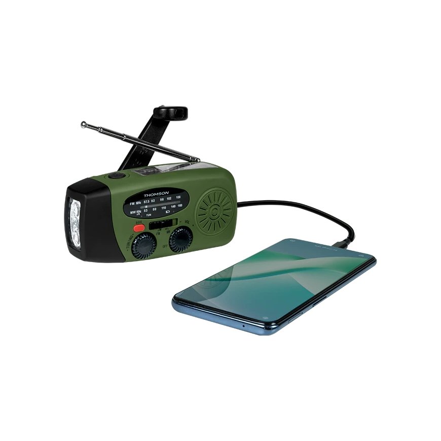 Thomson RT260 radio Pārnesams Analogais Zaļš – 3