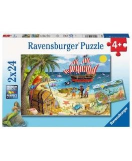 Ravensburger Pirates and Mermaids Kuviopalapeli 24 kpl Sarjakuvat